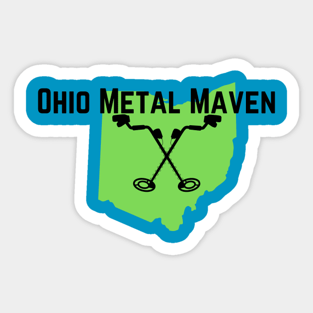 Ohio Metal Maven State Logo Sticker by Ohio Metal Maven